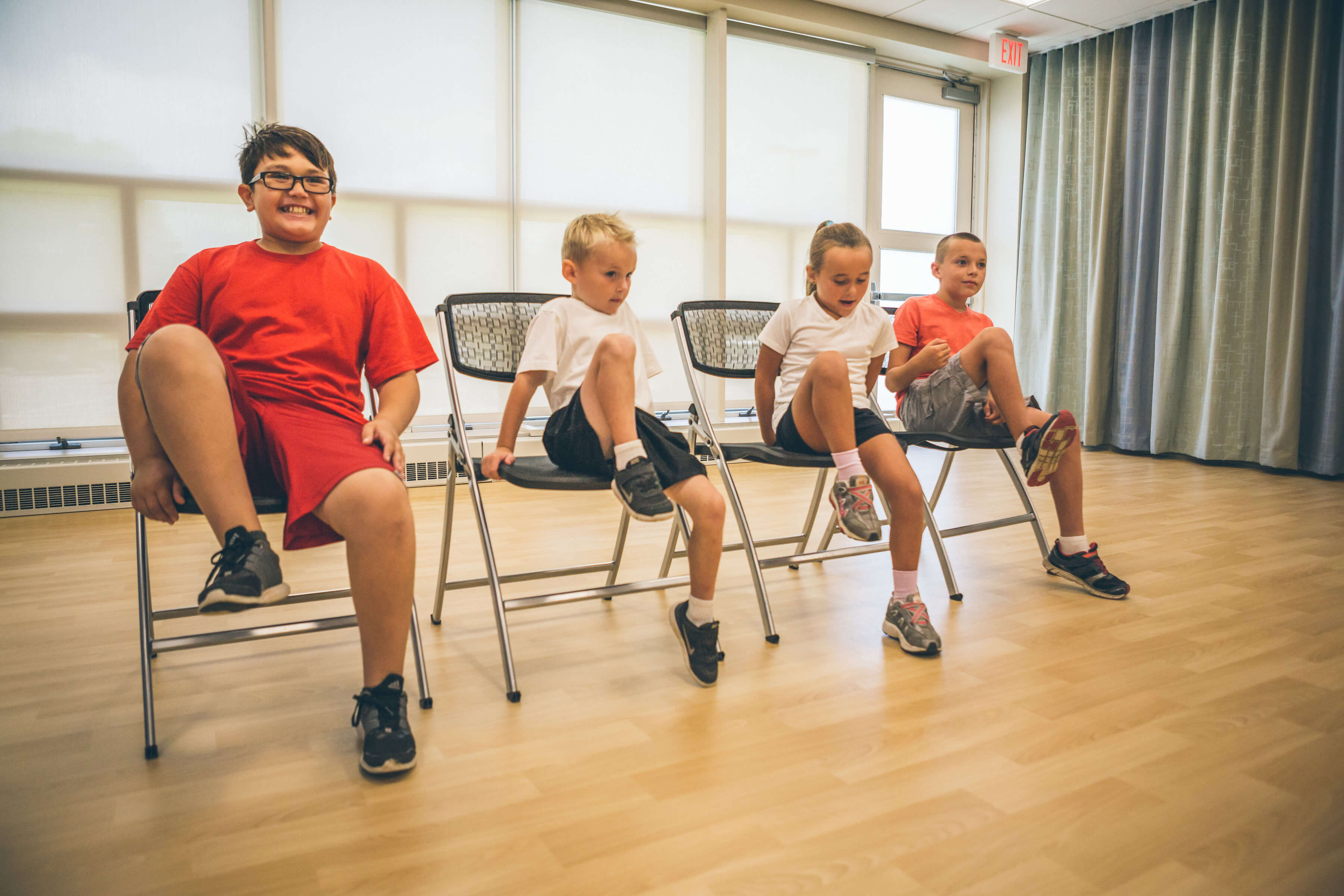 Chair Fun Leg Lifts Health Powered Kids